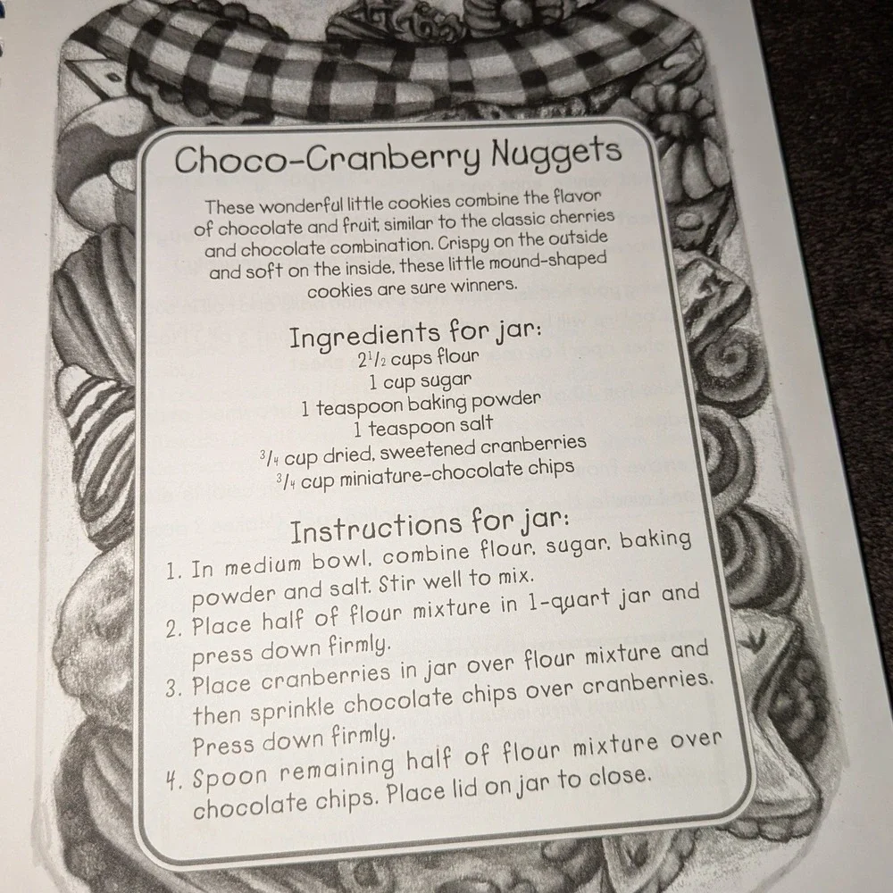 Gifts For The Cookie Jar Recipe Book Lia Roessner Wilson Spiral Bound 2004 DIY